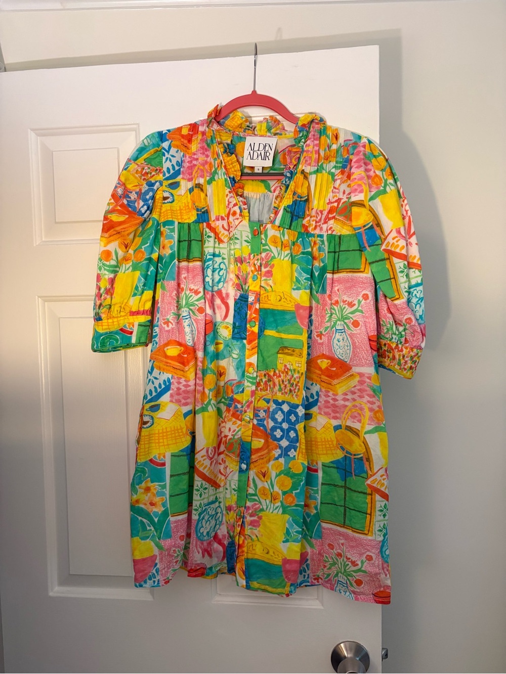 Alden Adair Vibrant Multi-Color Mini Dress